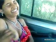 North Indian Village Bhabhi get her nipples pinched in a car -